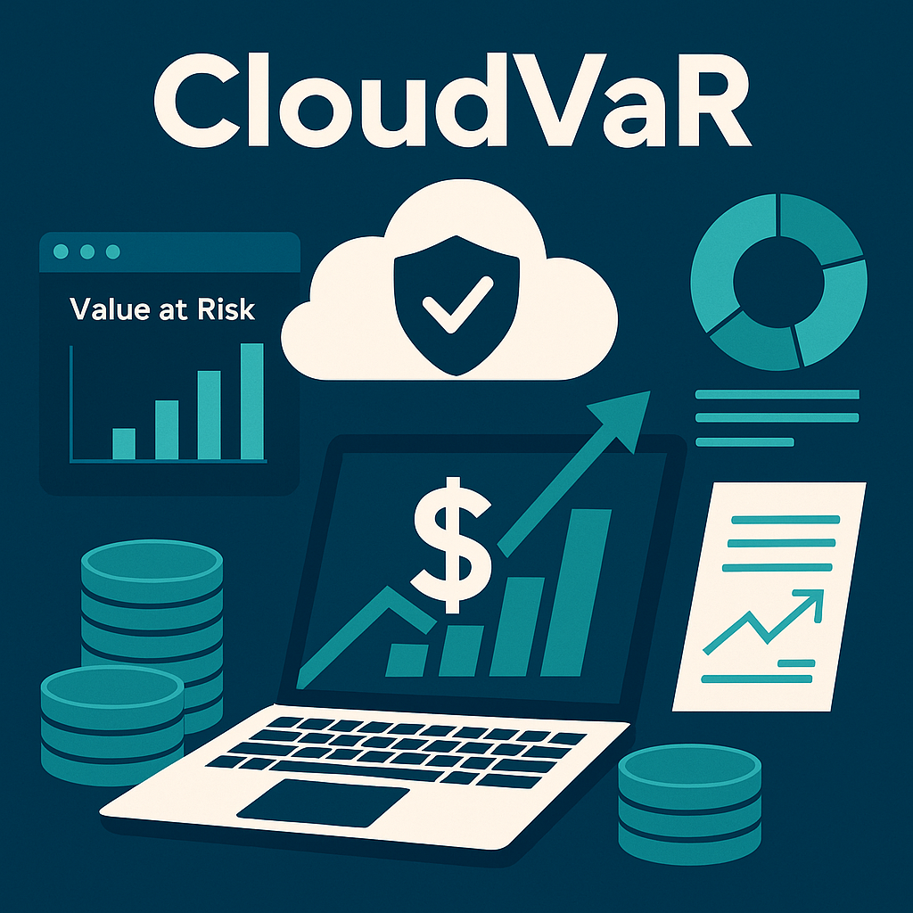 Screenshot of CloudVaR risk dashboard